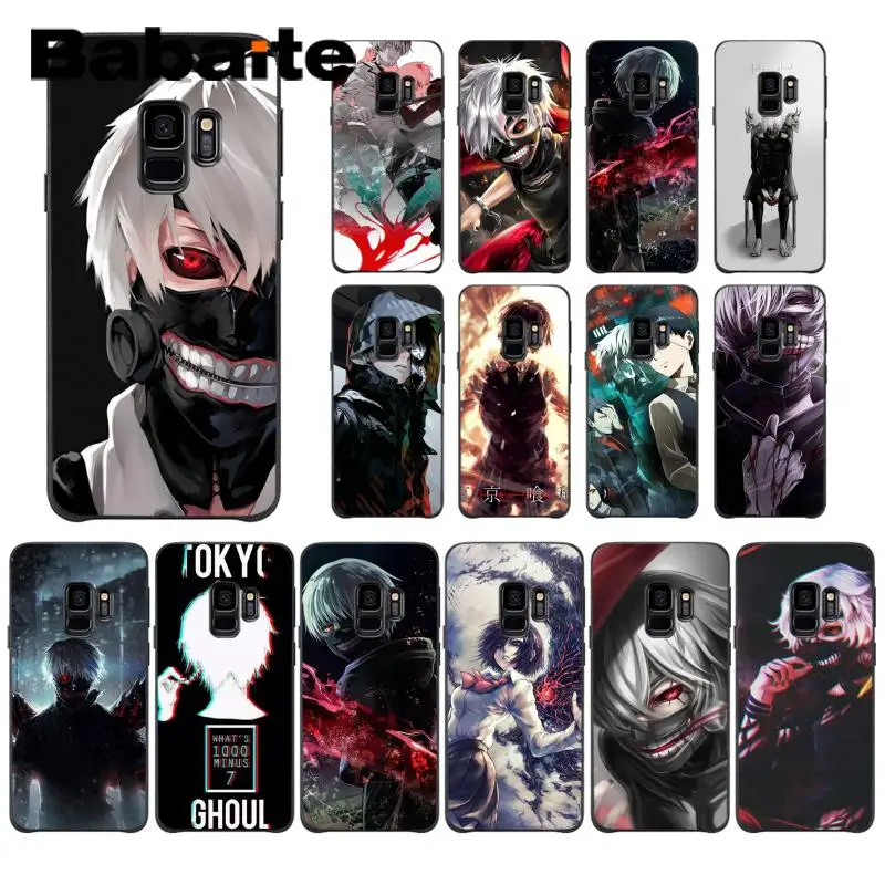 

Babaite Japanese anime Tokyo Ghoul Pattern TPU Soft Phone Case For Samsung Galaxy S4 S5 S6 S7 S8 S9S6 edge S7 edge