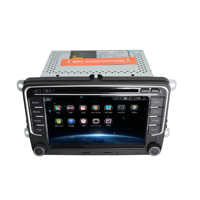 7 дюймовый восьмиъядерный Android 9 0 автомобильный DVD для VW golf 4 5 6 touran passat B6 sharan jetta caddy