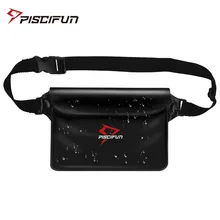 Водонепроницаемая поясная сумка Piscifun IPX8 сертифицированная сумка для телефона с карманом для рыбалки, плавания, каякинга, рафтинга, плавания, дайвинга