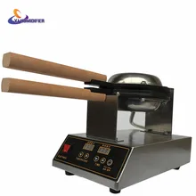 220V/110V Bubble Waffle Maker Digital Electric Chinese Hong Kong Eggettes Puff Waffle iron Maker Machine Bubble Egg Cake Oven