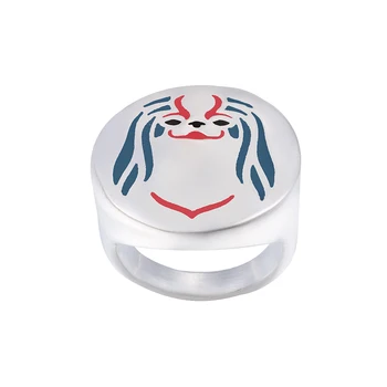 

Wholesale Lion Ring with color selection enamel gift for wildlife Jewelry - wild animal big cat free ship -10Pcs/Lot