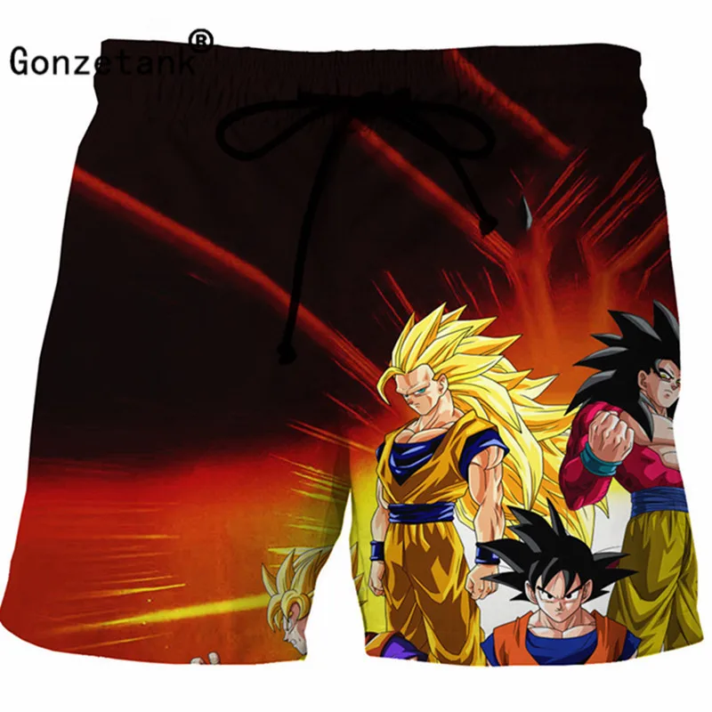 Gonzetank 2017 Sexy 3D Men Classic Print Shorts Men Boxers Cargo Shorts 
