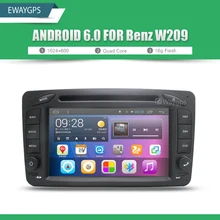 Android 6.0 Car DVD Player Radio WIFI BT For Mercedes Benz C-Class W203 CLK W209 Viano Vito W638s GPS Navigation EW825P6QH