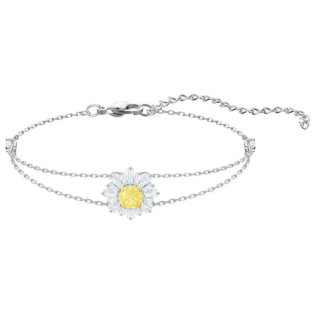 

Kaliyah 2019 New Sunshine Sun Flower Female Bracelet Shining Original Crystal Swa 1:1 Send Anniversary Girl Of Jewel Love 545994