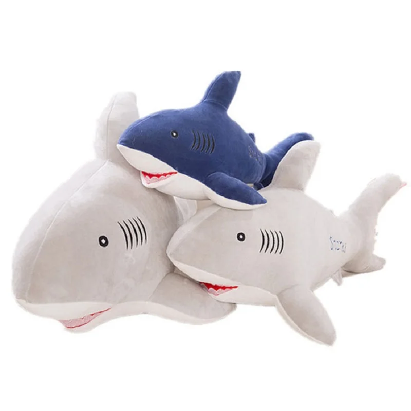 New Style Shark Plush Toys Big Fish Cloth Doll Whale Soft Stuffed Plush Animals Doll Children Birthday Gift 1