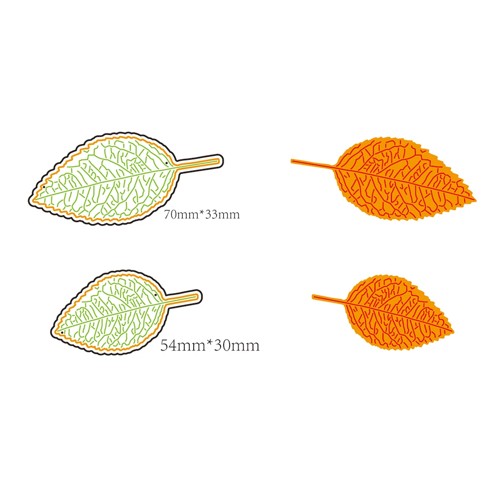HamyHo Металлические Стальные режущие штампы 2 шт листья рамка трафарет для бумажные поделки для скрапбукинга в альбом карта тиснение трафарет ремесла