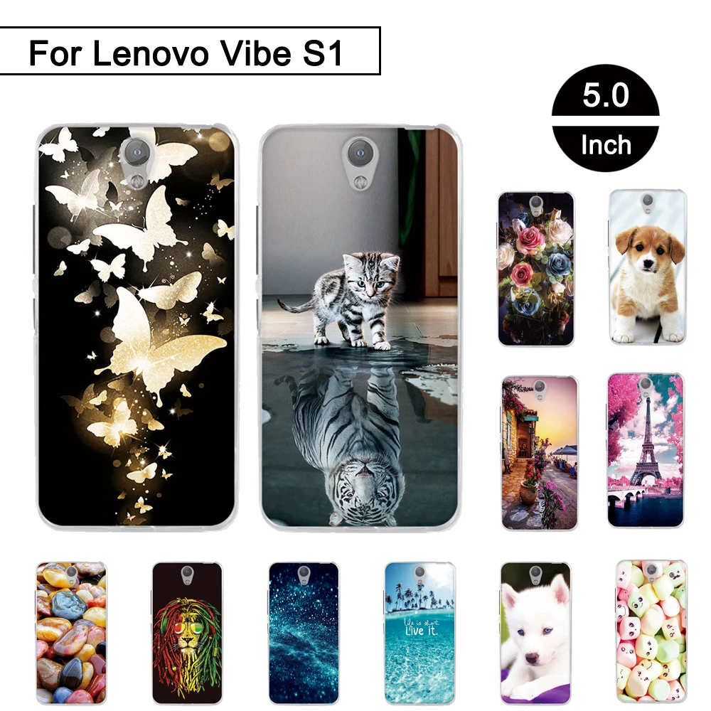 Чехол для Lenovo Vibe S1 5 0 &quot задняя крышка s1 мягкие силиконовые тонкие Чехлы S