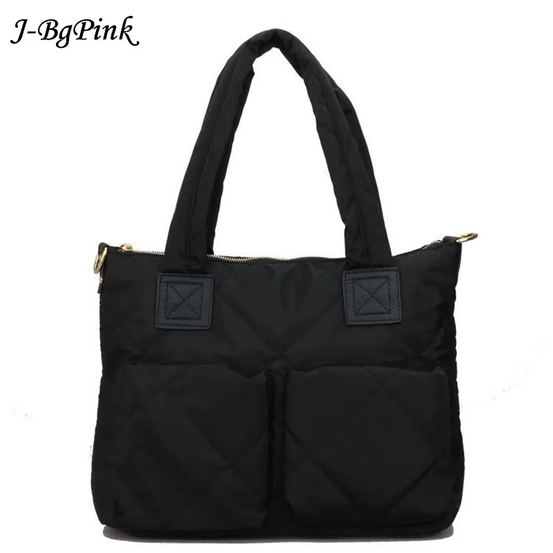 Женская сумка через плечо, хлопковая пуховая сумка, сумка-мешок, высокое качество, сумка через плечо, стеганая куртка, пуховая сумка для ноутбука