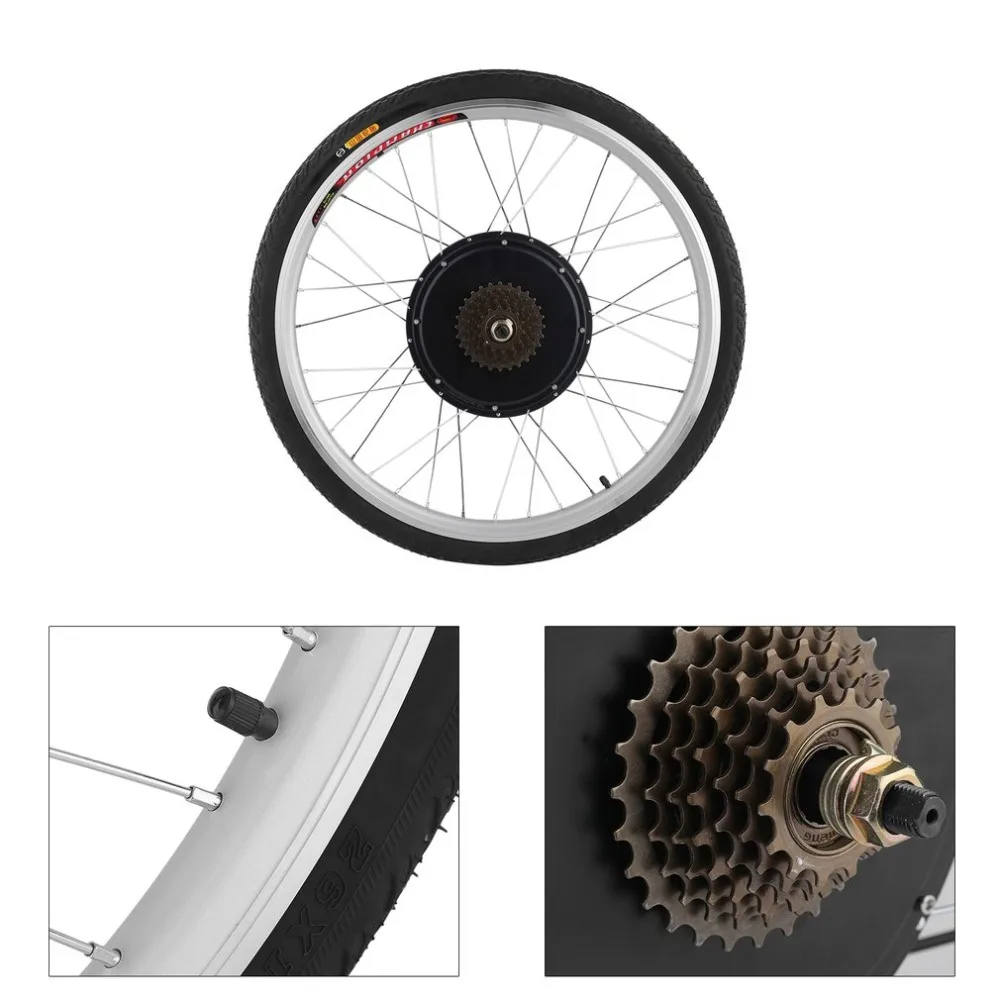 Discount 36V 500W Powerful 26 Inch Electric Bicycle E-Bike Motor Conversion Kit Rear Wheel Cycling Hub Bike Accessories 5