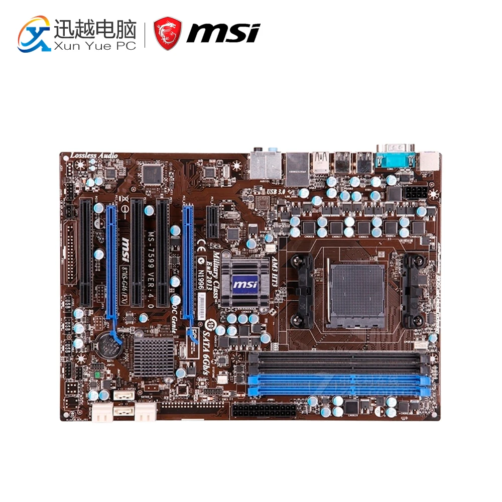 

MSI 870S-G46(FX) Desktop Motherboard 870 Socket AM3+ DDR3 32G SATA3 USB2.0 ATX