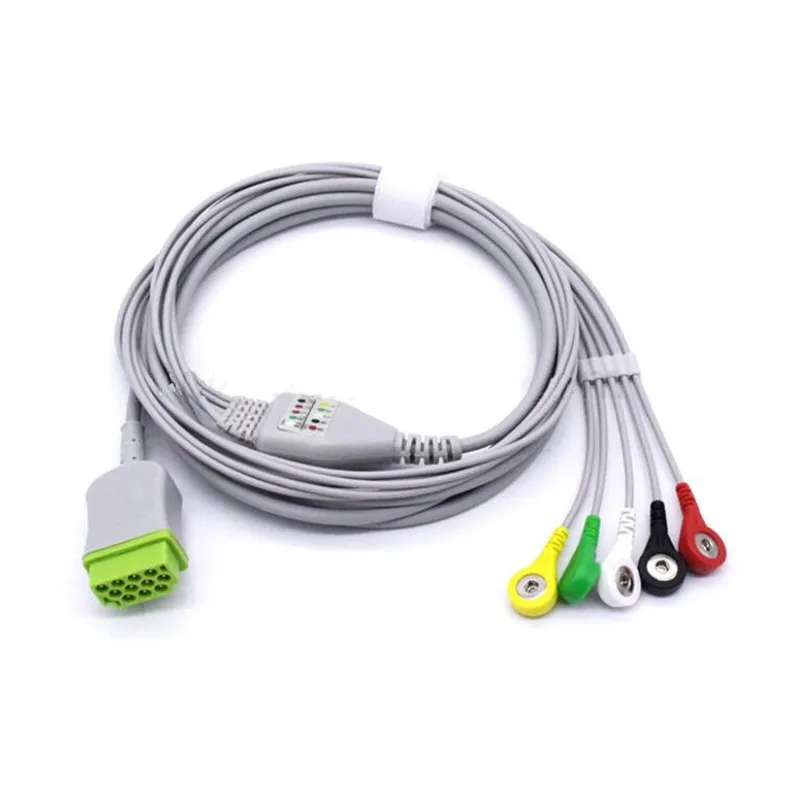 Omompatible para Ash Ash Ash Ash Ash 1000 1000 1000 1000 1000 2000 2000 2000 Lead Olar 9500 5-chumbo com Fios de Ligação Snap Snap Snap Snap Pressão 11 Pinos ne ne Iece Eable Able Able Able Able Able