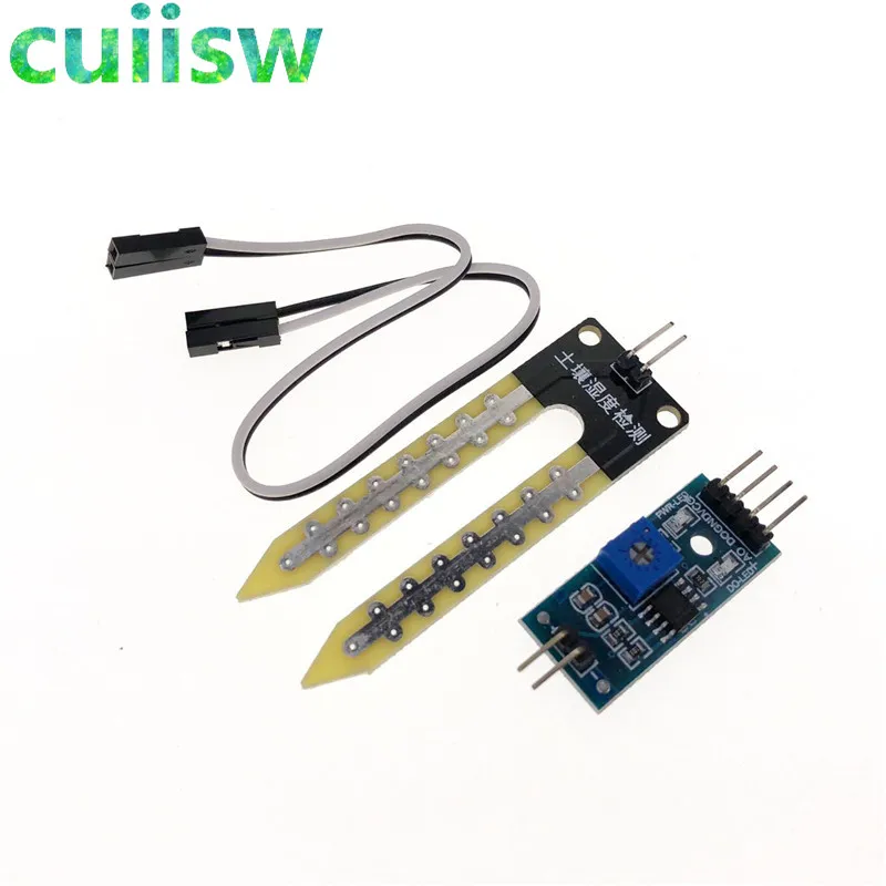 5PCS/LOT Soil moisture meter testing module soil humidity sensor robot/intelligent car for arduino | Электронные компоненты и