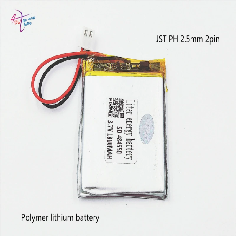 Умный полимерный литиевый аккумулятор XHR 2P 2 54 1800mAh 484550 3 7 V 504550|lithium battery|battery battery