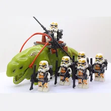 Хит, Звездные войны, армейские фигурки, строительные блоки, клон, штурмовик, влажный зверь, оружие, фигурка, модель, строительные блоки, игрушки для детей, подарки