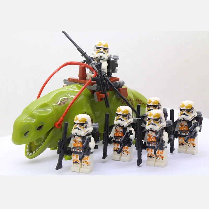 

HOT Star Wars Army Figures Building Blocks Clone Trooper Humid beast weapon Figure Model Building Blocks Toys for children gifts