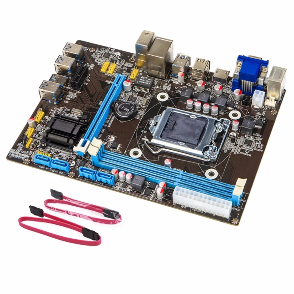 

For 8 Graphics Cards Mining Miner Machine Professional Compact PCI-E B85 Motherboard ETH X79 Mainboard DDR3 Support for Intel