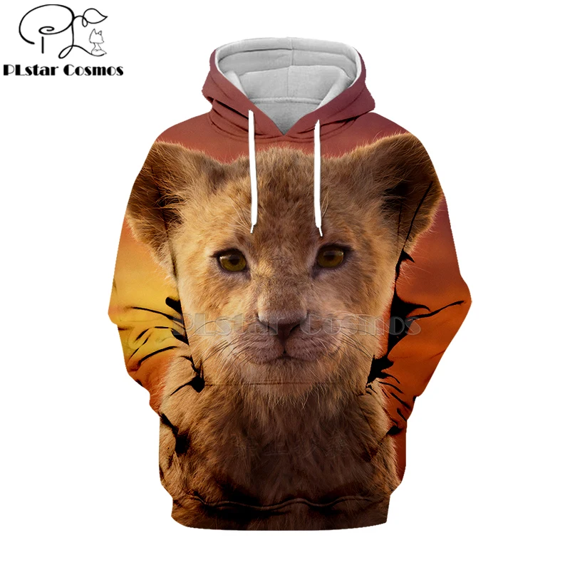 

PLstar Cosmos Hot sell casual 3D hoodies/sweatshirts/shirt print the Lion King Simba Men/women's slim long sleeve streetwear-9