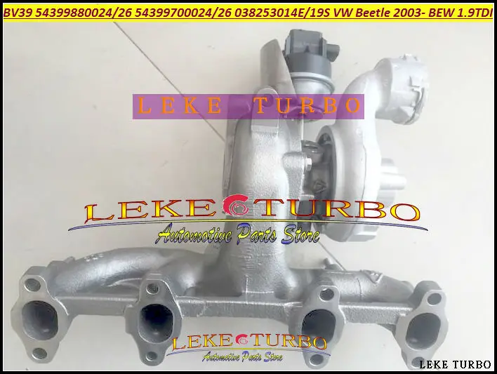 TURBO BV39 54399880024 54399880026 54399700024 54399700026 038253014E 038253019S Turbocharger For Volkswagen VW Beetle BEW 1.9L (2)