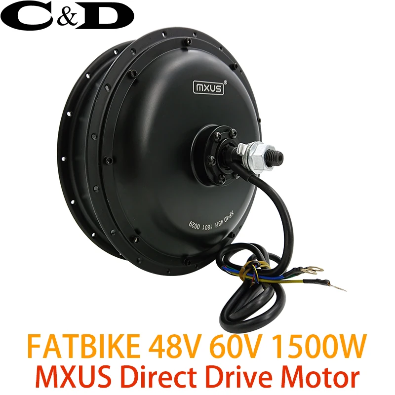 Fatbike 48V 60V 1500W Direct Drive Hub Motor MXUS Brand XF40 45H