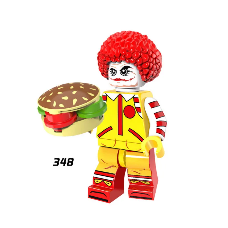 

Single Sale Super Heroes Star Wars 348 Ronald McDonalded Model Building Blocks Figure Bricks Toys gift Compatible Legoed Ninjaed