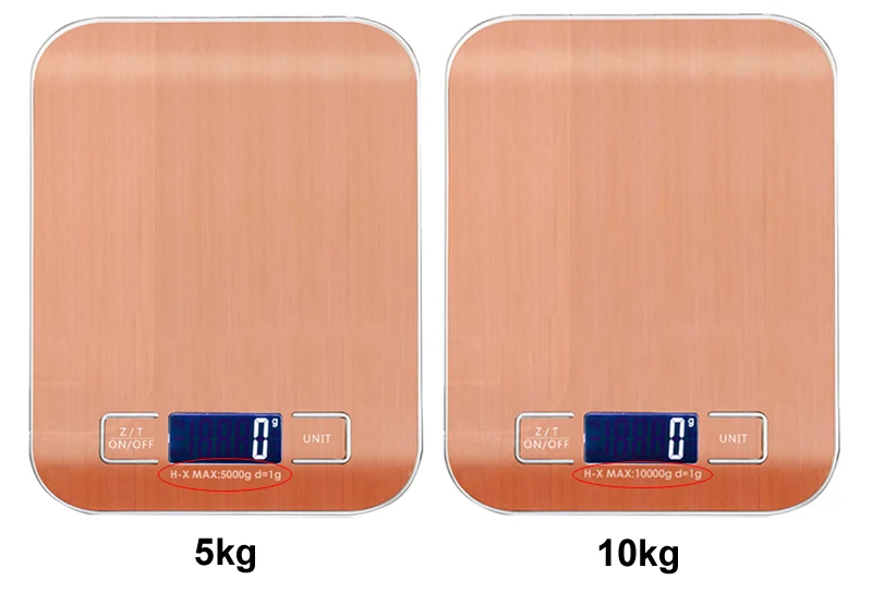 10 kg5000g lcd escalas de cozinha de