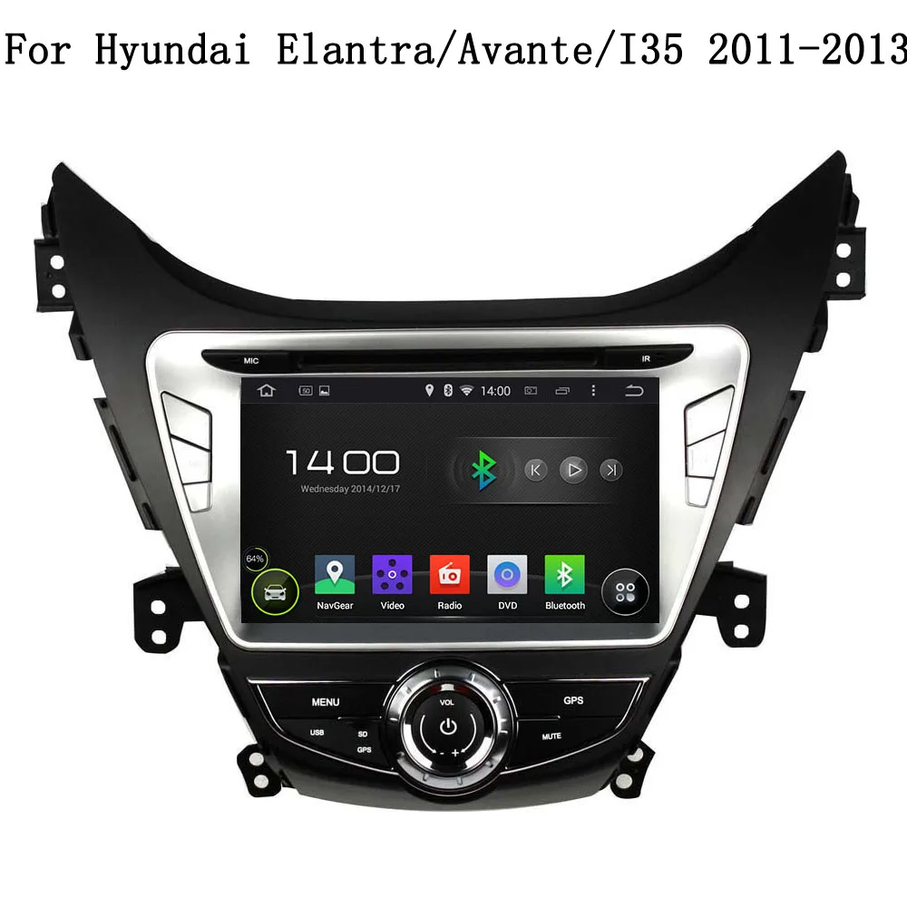 2 DIN Car Audio DVD Player font b GPS b font Navi Android 5 1 UI