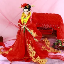 Fortune Days East Шарм древний костюм кукла 1/6 куклы династии Тан невесты с Макияж Свадебный подарок высокого качества