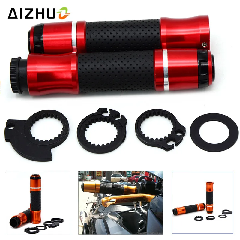 7822mmMotorcycleGripsHandleGripCNCAluminumMotorbikeHandGrips