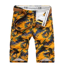 Летние промывают камуфляж х/Б мужские шорты длина выпрямленного колена для мужчин s шорты для женщин Повседневное плюс размеры рабочие Homme