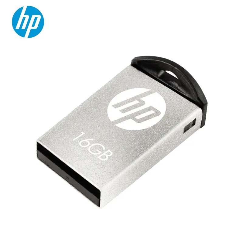 Дешевый Оригинальный флешка hp USB флеш накопитель 16 ГБ 32 ГБ металлический Флешка дропшиппинг оптовая цена диск Автомобиль DJ музыка Cle USB 2,0 Memory Stick флэш...