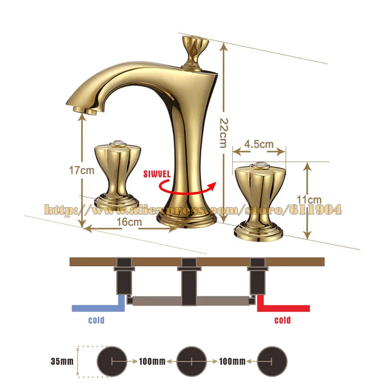 3 قطع الفاخرة كروم جولدن روز الأحمر النحاس الحمام صنبور الغرور بالوعة الحمام حوض خلاط صنبور البالوعة الصنابير ثلاثة حفرة 3 قطع الفاخرة كروم جولدن روز الأحمر النحاس الحمام صنبور الغرور بالوعة الحمام حوض خلاط صنبور البالوعة الصنابير ثلاثة حفرة