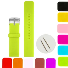 22 мм неоновые зеленые цветные силиконовые Силиконовая форма-украшение для торта унисекс для ремешка часов WB1081G22JB