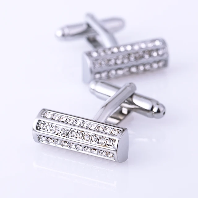 Crystal Cylinder Cufflinks 5