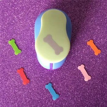 

Free Shipping Bone shaped EVA foam punches paper punch for greeting card handmade DIY scrapbook bones craft punch machine