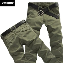 Vomint Новые поступления Мужские Прочный штаны-карго Сельма Fit Milltary Военная верхняя одежда брюки для девочек Тактический повседневные штаны Лидер продаж