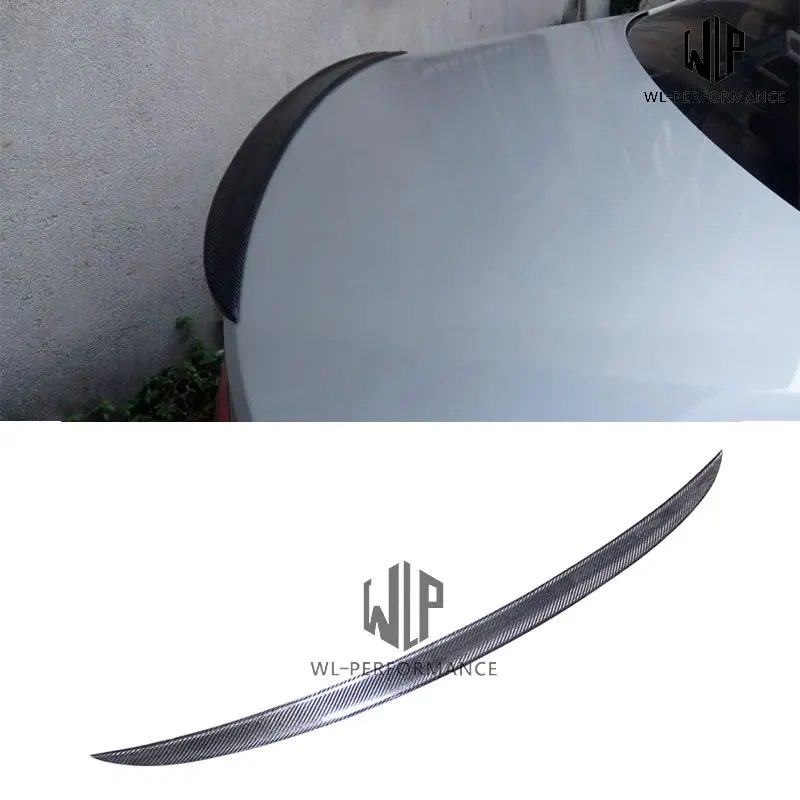 A8 Car Body Kit углеродное волокно спойлер на задний багажник крыло для Audi Styling 2012