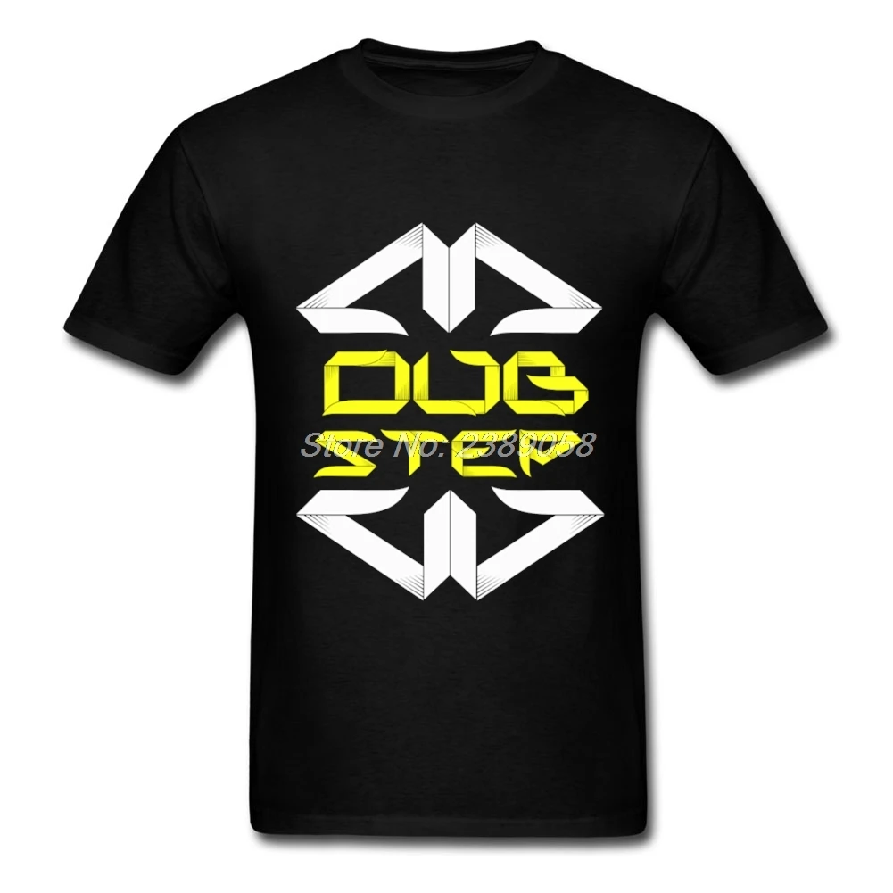 Мужская футболка с круглым вырезом и коротким рукавом Dubstep Повседневная большого
