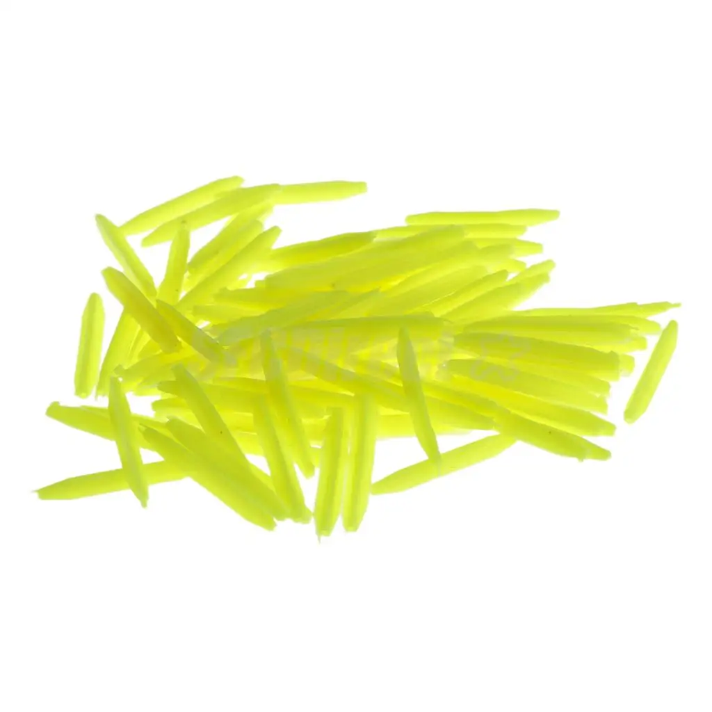 100Pcs Bright Colors Cylinder Strike Indicator Fishing Floats Trout Salmon Floats Float Fly Fishing Tackle