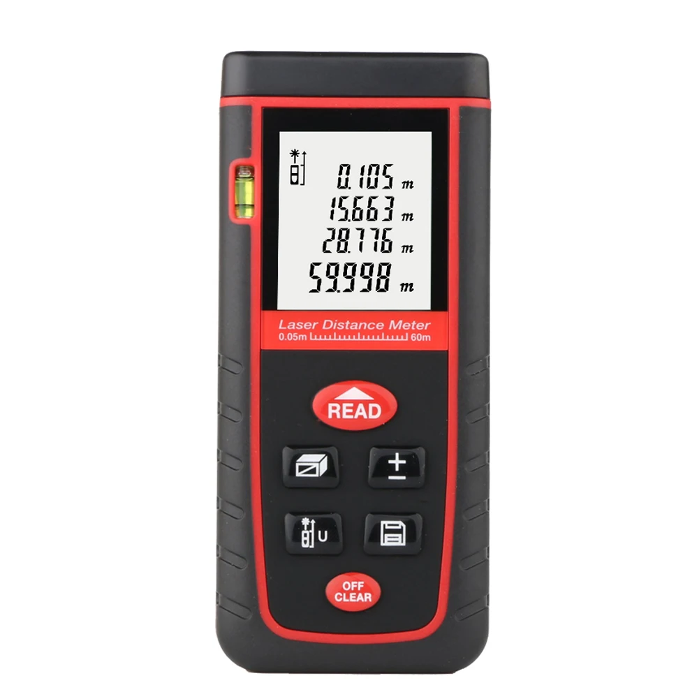 

60M LCD Digital laser rangefinder Handheld Digital Laser Distance Meter Range Finder Measure Tool Diastimeter with backlight