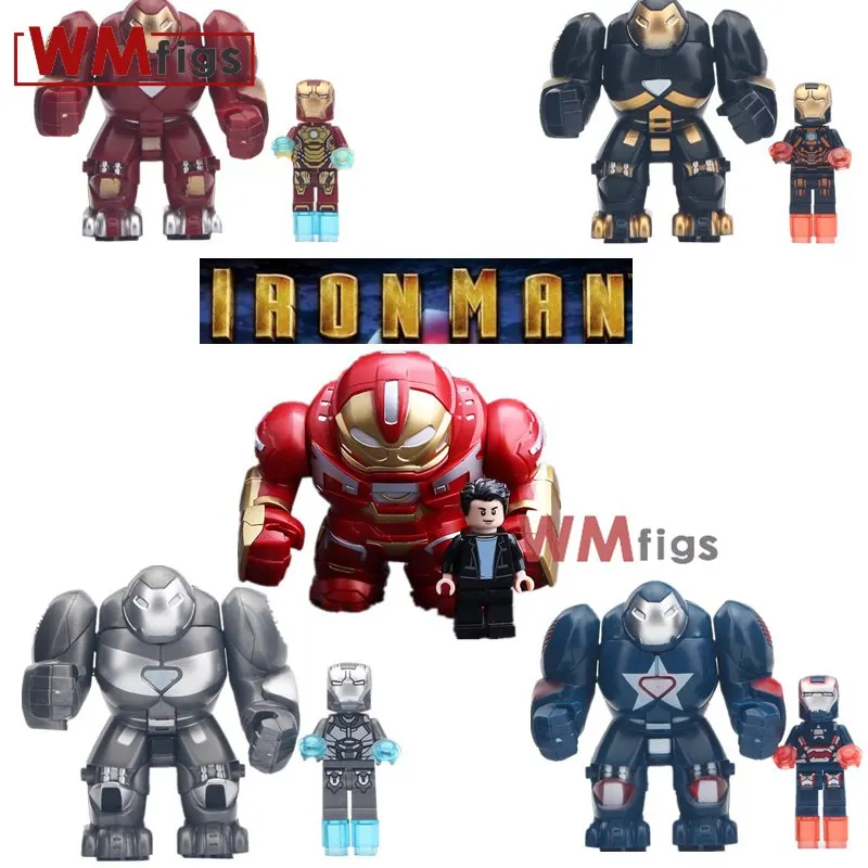 

Avengers Endgame single Legoingly Iron Man suit Super Heroes Series Movie Minifigured Building Block Gift Toys For Children