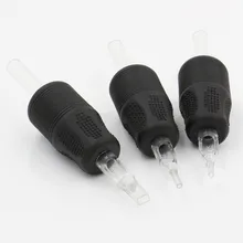 13F 20 шт Насадки для тату одноразовый прозрачный пластик трубы резиновые для тату машины поставщик иглы татуировки