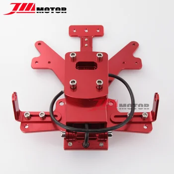 

YY-LPH-KA-08RD Red ColorMotorcycle CNC Aluminum Alloy Registration Plate Holder License Plate Frame For Kawasaki Z1000 2010-2016