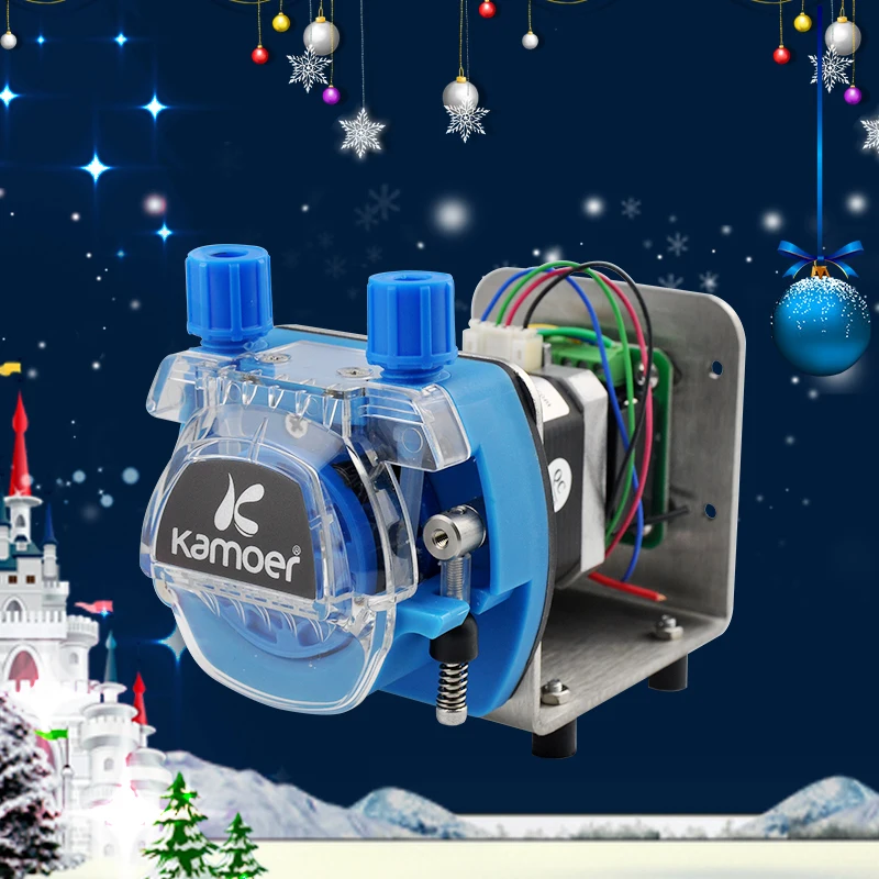 

Kamoer KCM-ODM 12/24V Peristaltic Water Pump With Steeper Motor and Long Life Time( 13.5~320ml/min, 4/8 rotors )