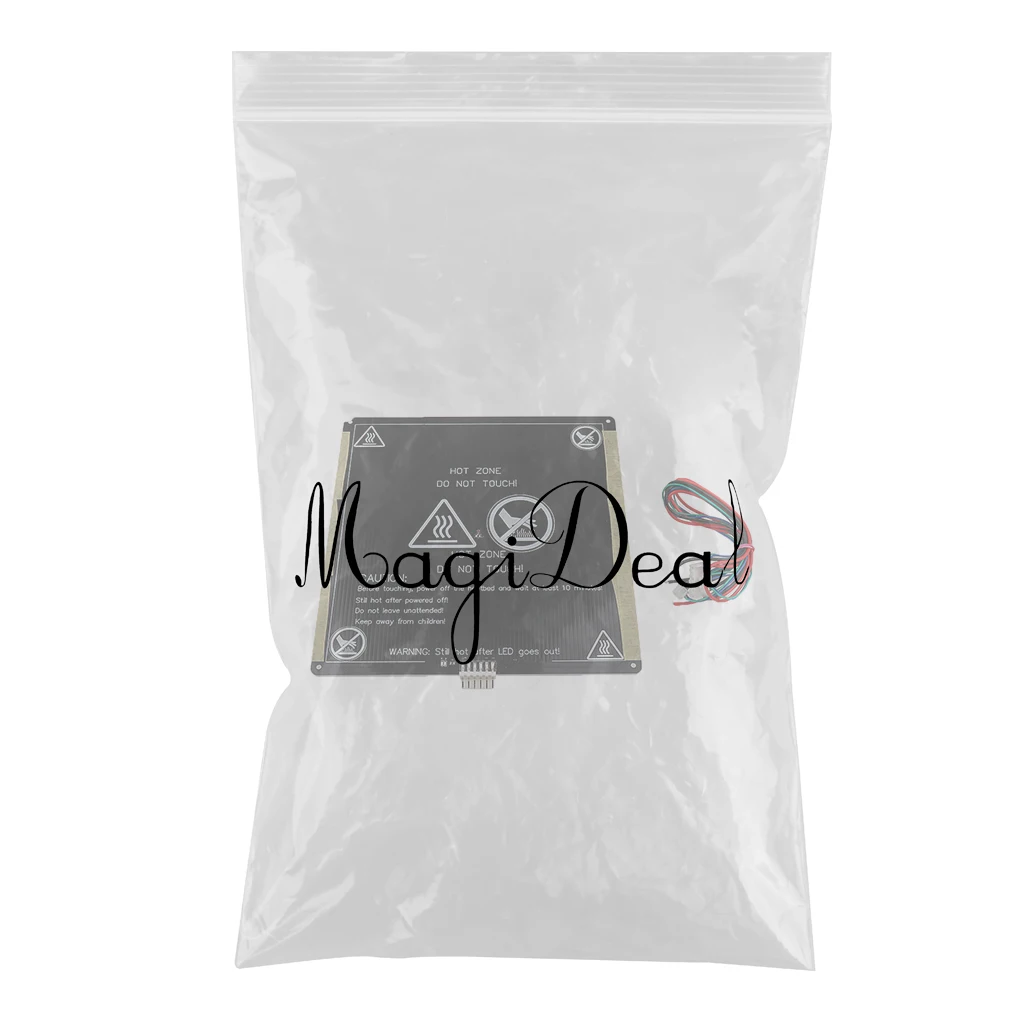 NEW 12V MK3 220X220mm Aluminum Board PCB Heatbed Heat Bed For Reprap 3D Printer XHeat Bed For 3d Printer Accessories