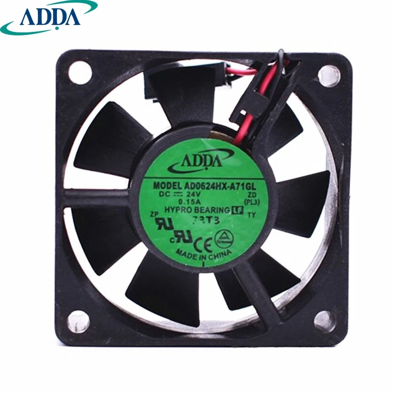 1 шт. AD0624HX-A71GL 0.15A 60*60*25 мм DC24V Инвертор Вентилятор охлаждения | Компьютеры и офис