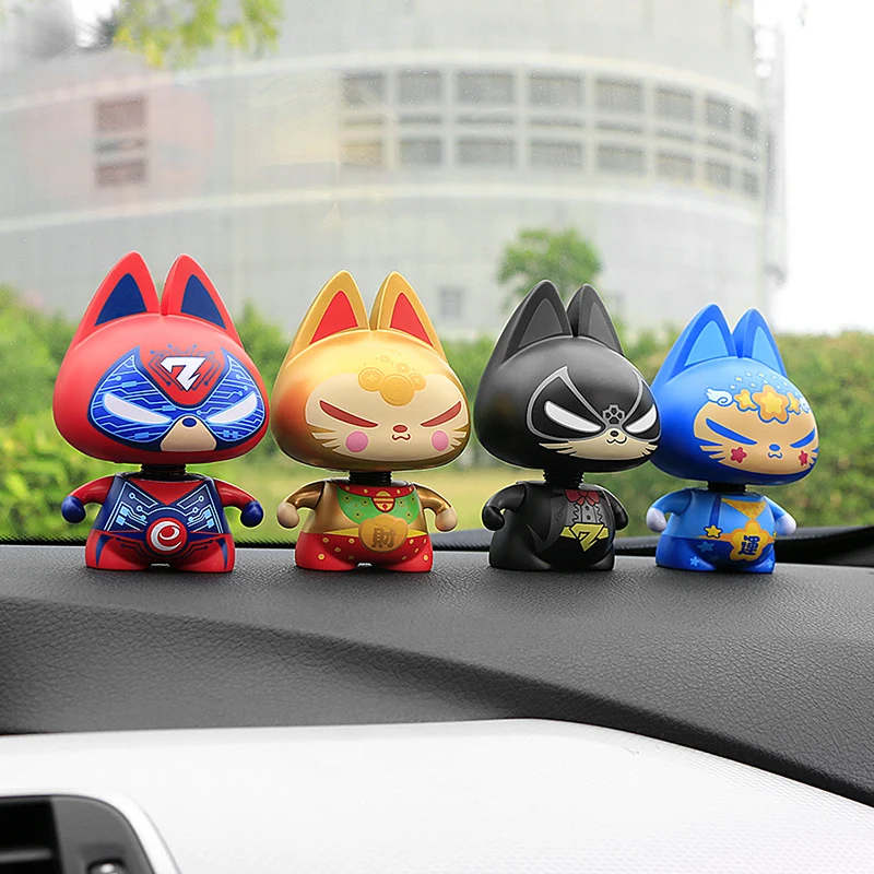 Автомобильные украшения с тряской головой Lucky Cat игрушки декор для автомобильной