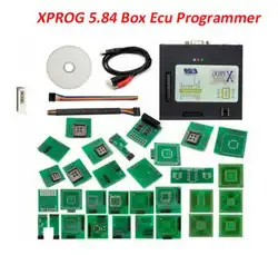 2019 новые XPROG 5,84 добавить больше авторизации черный металлический ящик XPROG-M V5.55 V5.70 V5.84 X-PROG V5.84 ЭКЮ программист