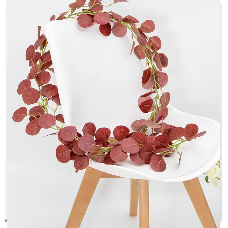 200 см искусственные растения плюща зеленый лист плюща лоза Роза для дома Свадебные Декорации diy Висячие гирлянды искусственные цветы