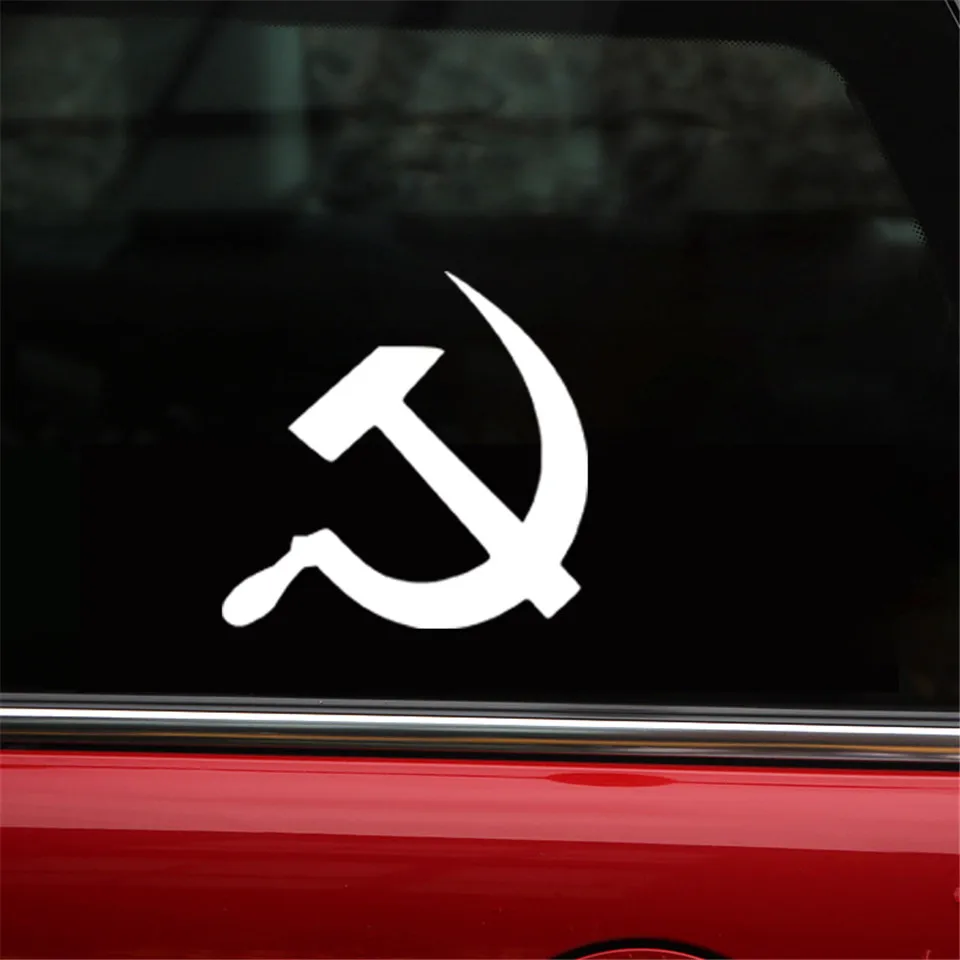 USSR Hammer Car-Styling Car Accessories Vinyl Stickers Fashion Creative Waterproof Window Decoration Stickers for 9.7cm9.5cm  (3)