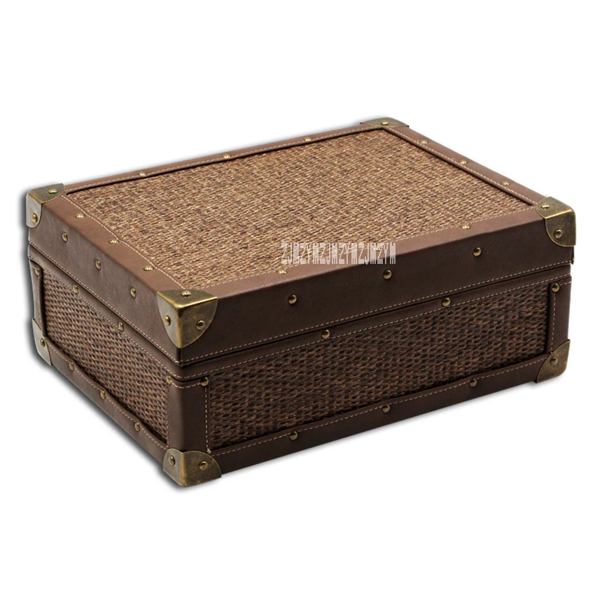 Classic Retro Style Wood Cigar Humidor Box Large Capacity Humidor Box Constant Humidity Cigar Box With Hygrometer And Humidifier Classic Retro Style Wood Cigar Humidor Box Large Capacity Humidor Box Constant Humidity Cigar Box With Hygrometer And Humidifier